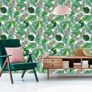 Papier Peint Feuilles Vertes – Image 6