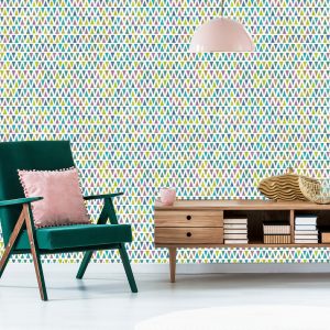 Papier Peint Triangles Rétro Colorés – Image 6