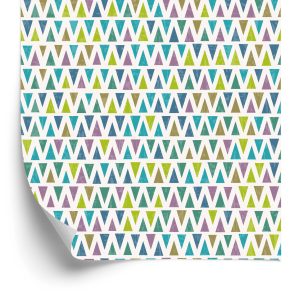 Papier Peint Triangles Rétro Colorés – Image 2