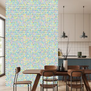 Papier Peint Triangles Rétro Colorés – Image 4