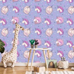 Papier Peint Pour Les Enfants - Belles Licornes – Image 5