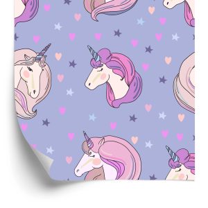 Papier Peint Pour Les Enfants - Belles Licornes – Image 2