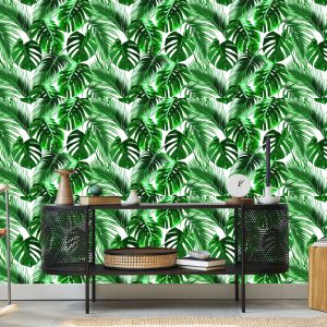 Papier Peint Feuilles De Palmier Et De Monstère – Image 5