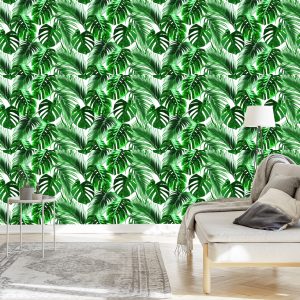 Papier Peint Feuilles De Palmier Et De Monstère – Image 3