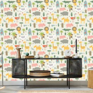 Papier Peint Pour Les Enfants - Animaux Sauvages – Image 5