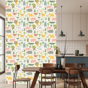 Papier Peint Pour Les Enfants - Animaux Sauvages – Image 4