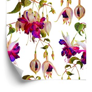 Papier Peint Fleurs Fuchsia Nature Nature Pour Salon – Image 2