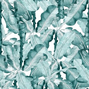 Papier Peint Feuilles Exotiques – Image 1