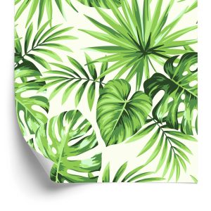 Papier Peint Feuilles Exotiques – Image 2