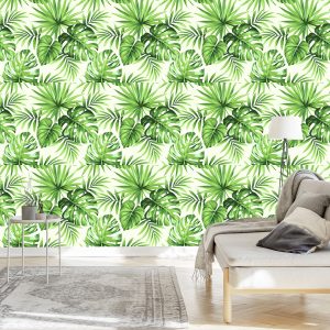 Papier Peint Feuilles Exotiques – Image 3