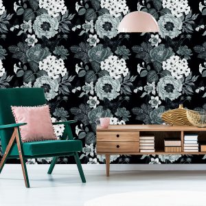 Papier Peint Pivoines Vintage – Image 6