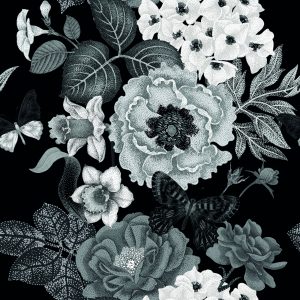 Papier Peint Pivoines Vintage – Image 1