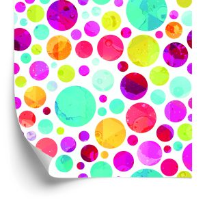 Papier Peint Pois Colorés À La Mode – Image 2