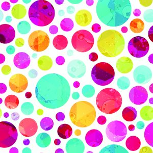 Papier Peint Pois Colorés À La Mode – Image 1