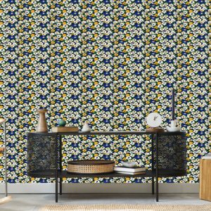 Papier Peint Motif Floral À La Mode – Image 5