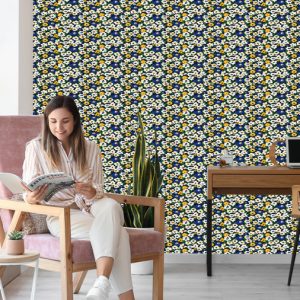 Papier Peint Motif Floral À La Mode – Image 7