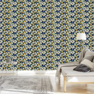 Papier Peint Motif Floral À La Mode – Image 3