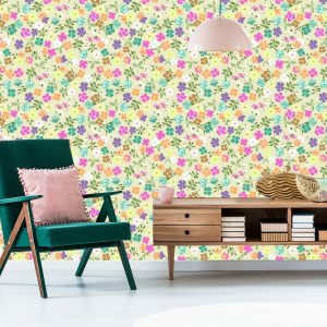 Papier Peint Motif Floral Délicat – Image 6