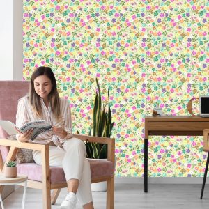 Papier Peint Motif Floral Délicat – Image 7