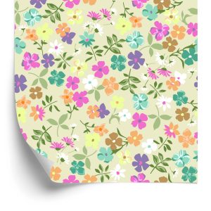 Papier Peint Motif Floral Délicat – Image 2