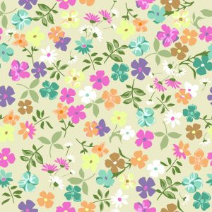 Papier Peint Motif Floral Délicat – Image 1