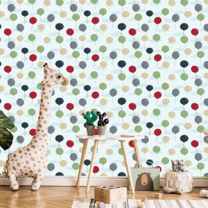 Papier Peint Ballons Avec Des Nuages ​​En Arrière-Plan – Image 5