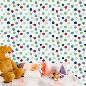 Papier Peint Ballons Avec Des Nuages ​​En Arrière-Plan – Image 6