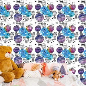 Papier Peint Ballons Contre Les Étoiles – Image 6