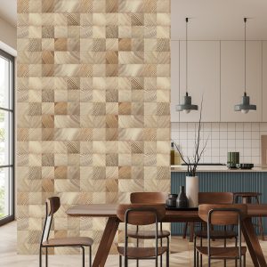 Papier Peint Mosaïque En Bois – Image 4