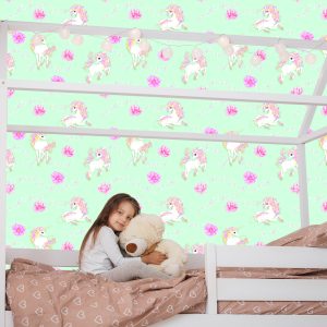 Papier Peint Pour Les Enfants - Licornes Fantastiques – Image 7