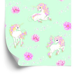 Papier Peint Pour Les Enfants - Licornes Fantastiques – Image 2