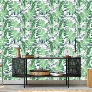 Papier Peint Feuilles De Palmier Et De Monstère – Image 5