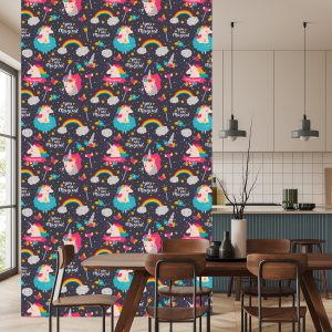 Papier Peint Licornes Arc-En-Ciel – Image 4