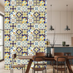Papier Peint Mosaïque Orientale Colorée Pour La Cuisine – Image 4