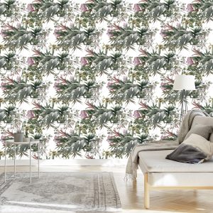 Papier Peint Fleurs Aquarelles – Image 3