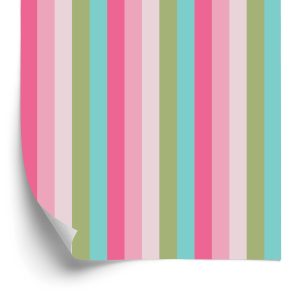 Papier Peint Rayures Verticales Colorées Classiques Pour Le Salon – Image 2