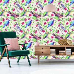 Papier Peint Beaux Oiseaux Colorés – Image 6