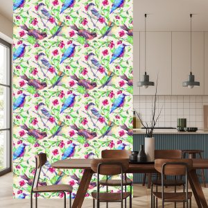 Papier Peint Beaux Oiseaux Colorés – Image 4