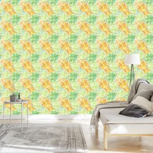 Papier Peint Oranges Limes Aux Fruits – Image 3