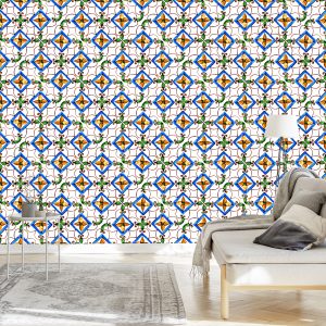 Papier Peint Pour Les Motifs De Mosaïque Orientale De Cuisine De Salle À Manger – Image 3