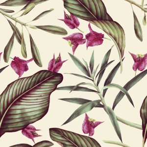 Papier Peint Belles Fleurs – Image 1