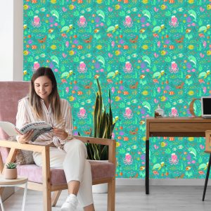 Papier Peint Pour Les Enfants - Joyeuse Vie Sous L'eau – Image 7