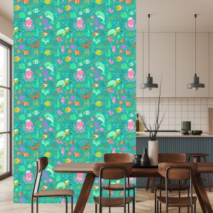 Papier Peint Pour Les Enfants - Joyeuse Vie Sous L'eau – Image 4