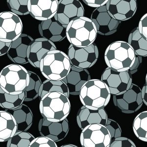 Papier Peint Ballon De Football Optique 3D Pour Chambre D'enfant – Image 1