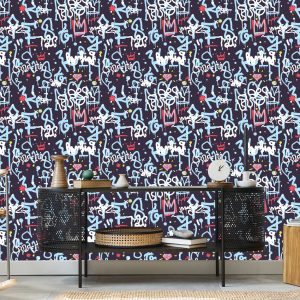 Papier Peint Graffiti Avec Des Diamants – Image 5
