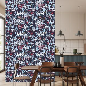 Papier Peint Graffiti Avec Des Diamants – Image 4