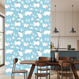 Papier Peint Pour Les Enfants - Animaux Polaires – Image 4