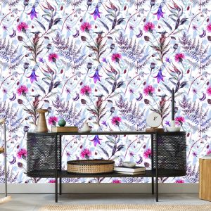 Papier Peint Fleurs Sauvages Aquarelles – Image 5