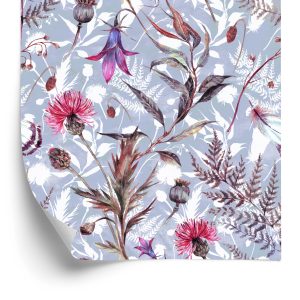 Papier Peint Fleurs Sauvages Aquarelles – Image 2