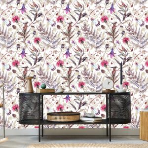 Papier Peint Fleurs Sauvages Aquarelles – Image 5